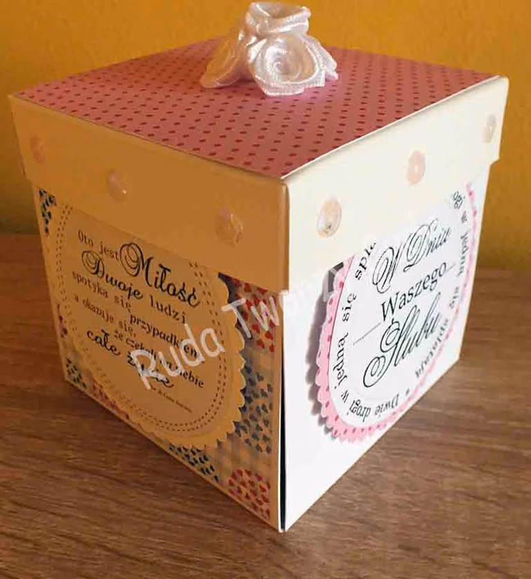 Ślubny exploding box