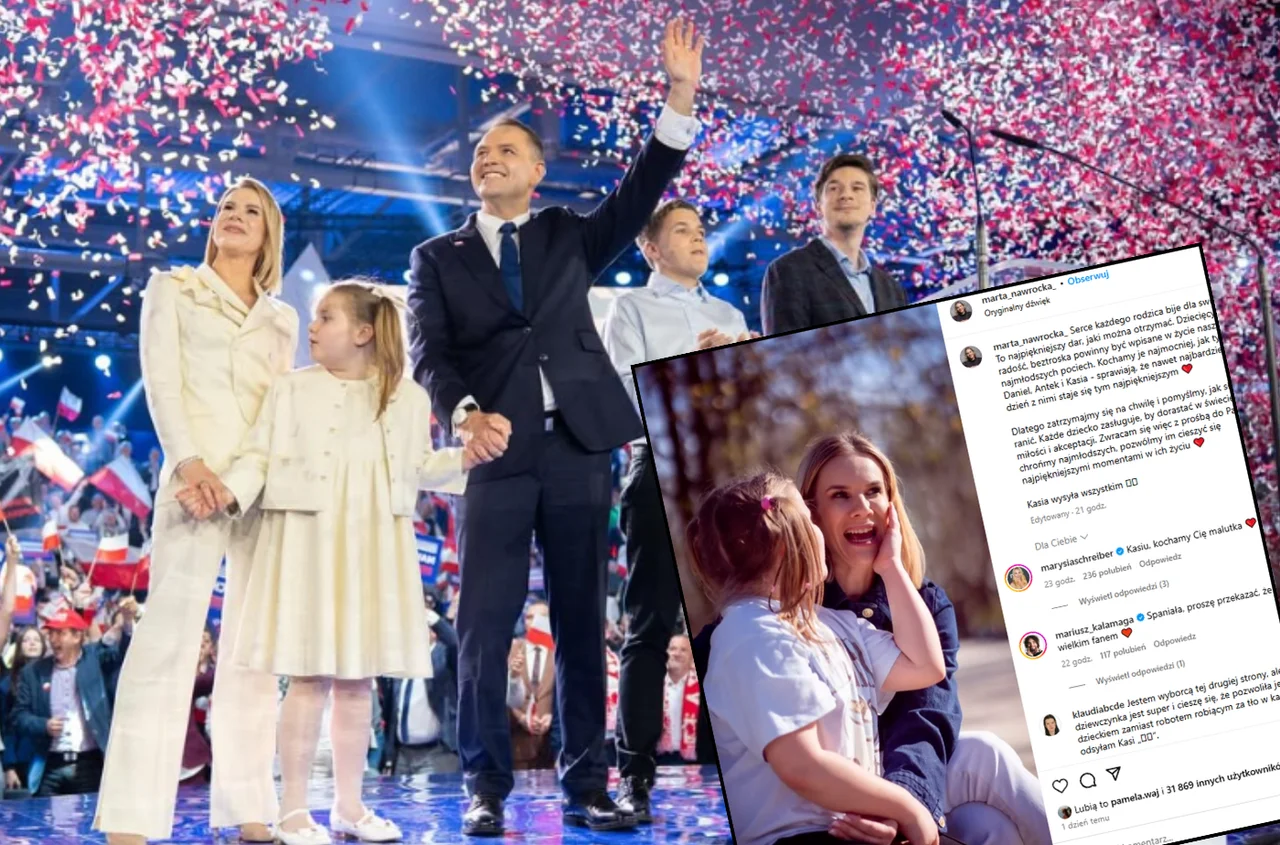 Marta Nawrocka odpowiada na falę krytyki, która spadła na jej córkę Kasię! W poście zawarła radę dla hejterów