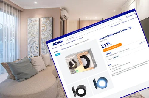 Ta lampa z Action za 21 złotych zamieni pokój we wnętrze premium! Funkcja obrotu 360° i opcja ściemniania zrobią boski klimat