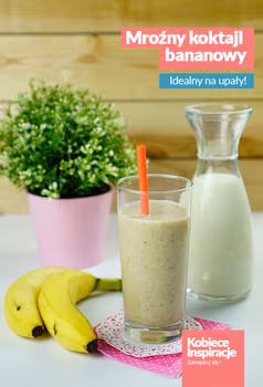 Mroźny koktajl bananowy