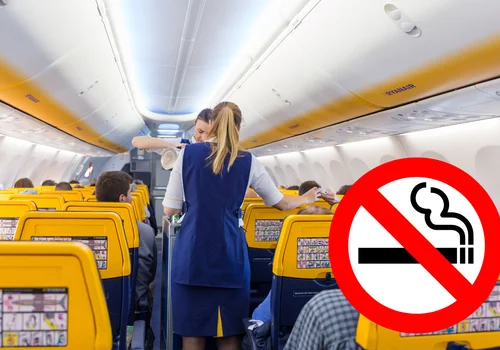 Co się stanie, jeśli zapalisz papierosa w samolocie!? Szokująca relacja stewardessy!