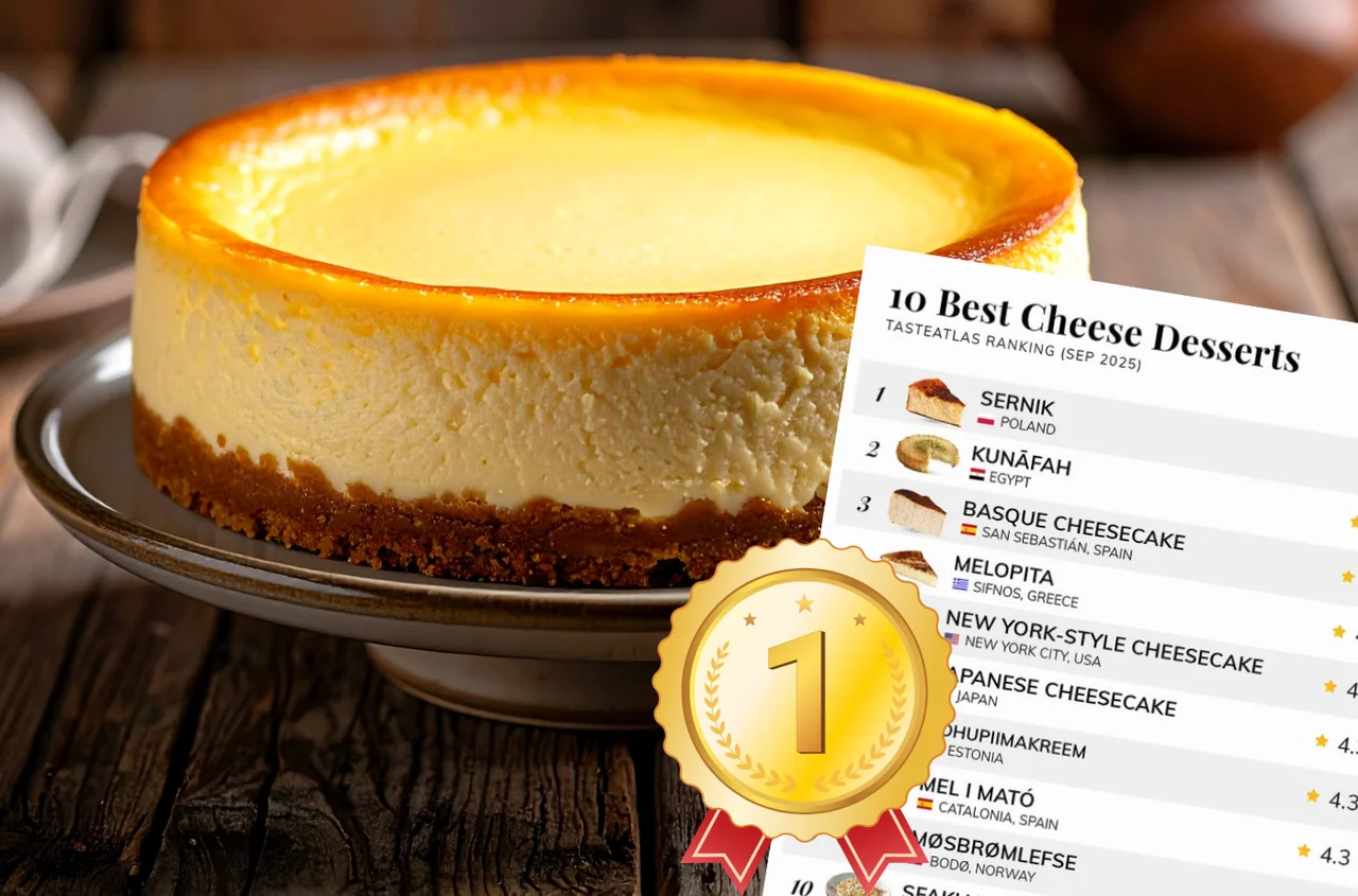 Polski sernik ponownie najlepszym deserem świata! Pokonał klasyki z USA i Egiptu!