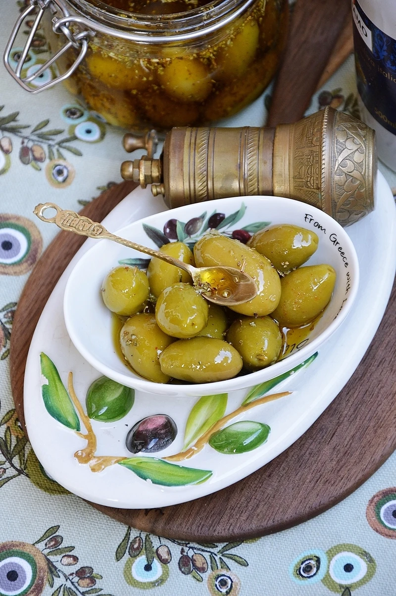 Oliwki marynowane w oregano