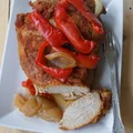 Szynka pieczona w papryce