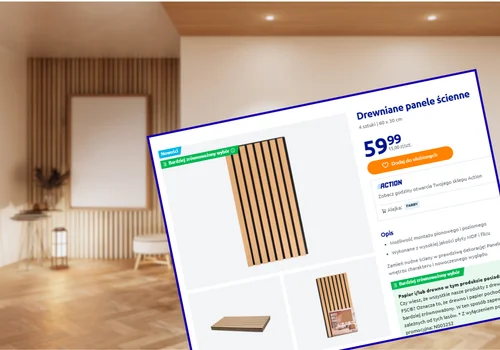 Te drewniane panele z Action odmienią nudną ścianę w godzinę! Metamorfoza za 60 zł, bez fachowców, a efekt zachwyca