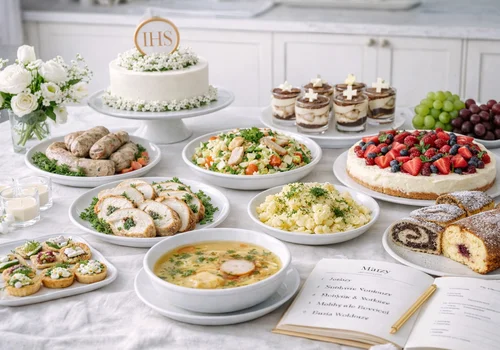 Komunia w domu - ten plan menu ułatwia przygotowanie przyjęcia