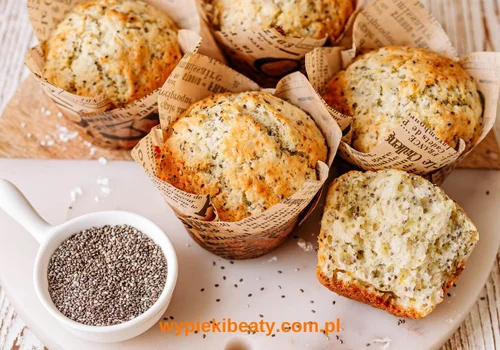 Muffiny z ricottą i chia