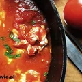 Piersi z kurczaka w sosie pomidorowym z mozzarellą