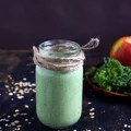 Zielone smoothie z owsianką i jabłkiem