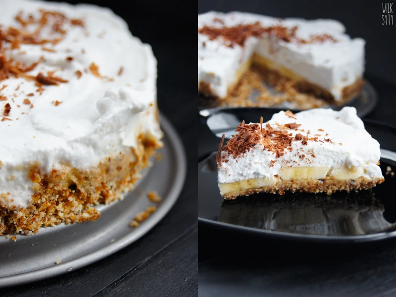 Zdrowe ciasto banoffee bez pieczenia (5 składników)