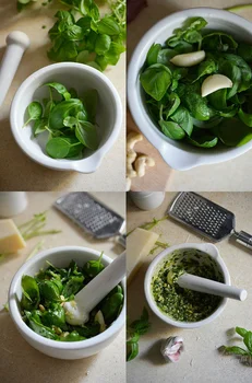 Domowe zielone pesto