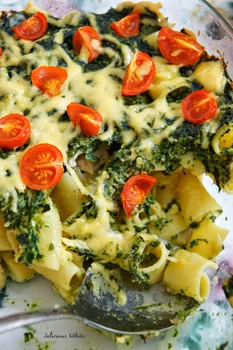 Zapiekanka ze szpinakiem