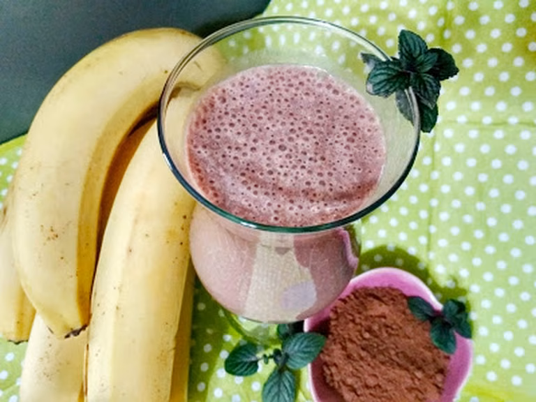 Koktajl bananowo-kakaowy