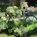 Rower jako dekoracja ogrodowa;)
