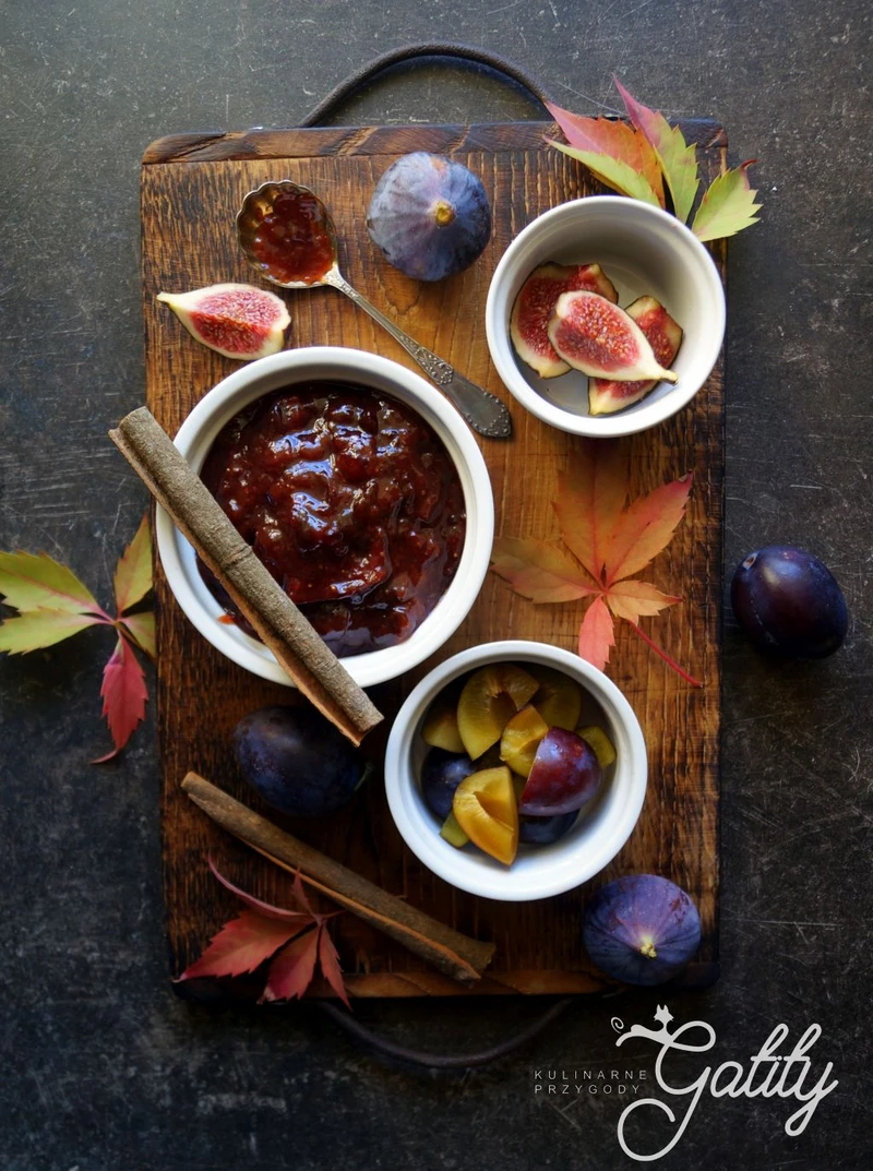 Konfitura ze śliwek i fig