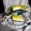 Sernik bez pieczenia z mango