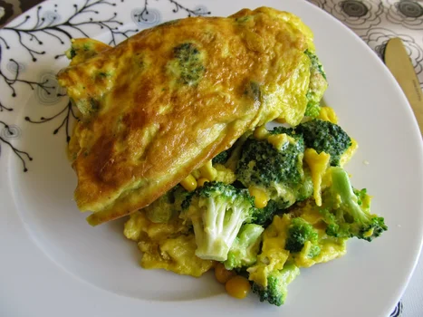 Omlet z brokułem