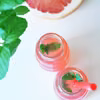 Kompot rabarbarowo-grejpfrutowy