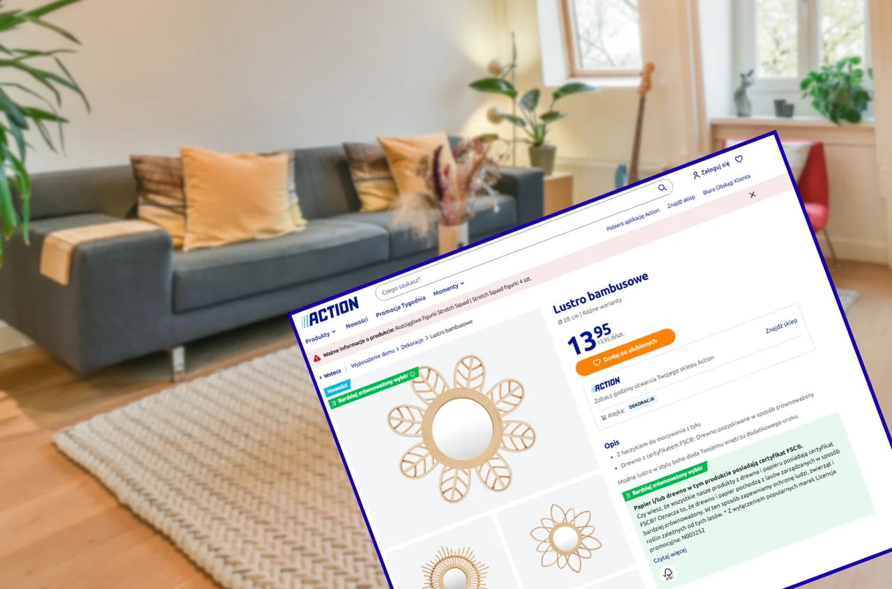 Te lustra z Action za 13 zł robią furorę w mieszkaniach! Nietypowe ramki i styl boho - bosko ozdobią ścianę i powiększą pokój