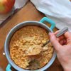 Pieczona owsianka szarlotkowa
