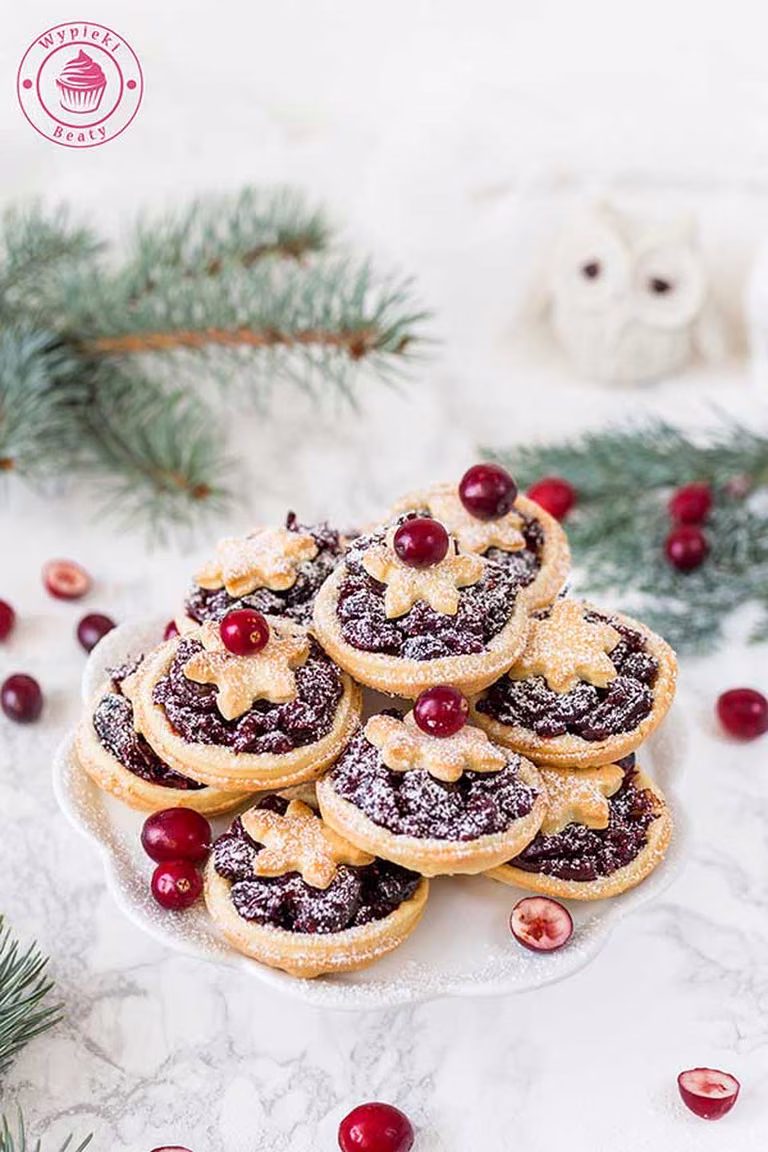Żurawinowe mince pies