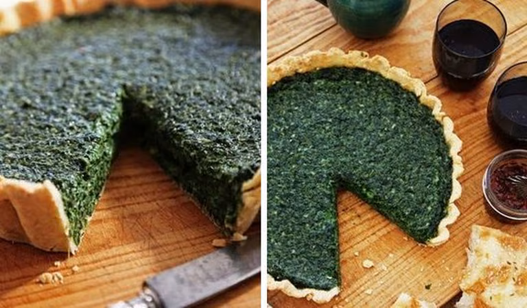 Tarta ze szpinakiem