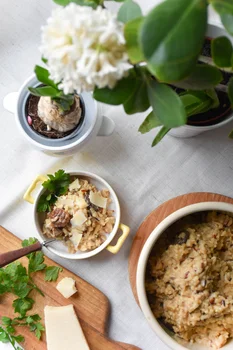 risotto z grzybami i cydrem jabłkowym