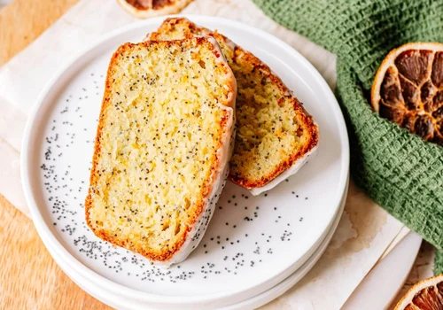 Pomarańczowe ciasto z makiem