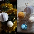 Bombki na choinkę DIY