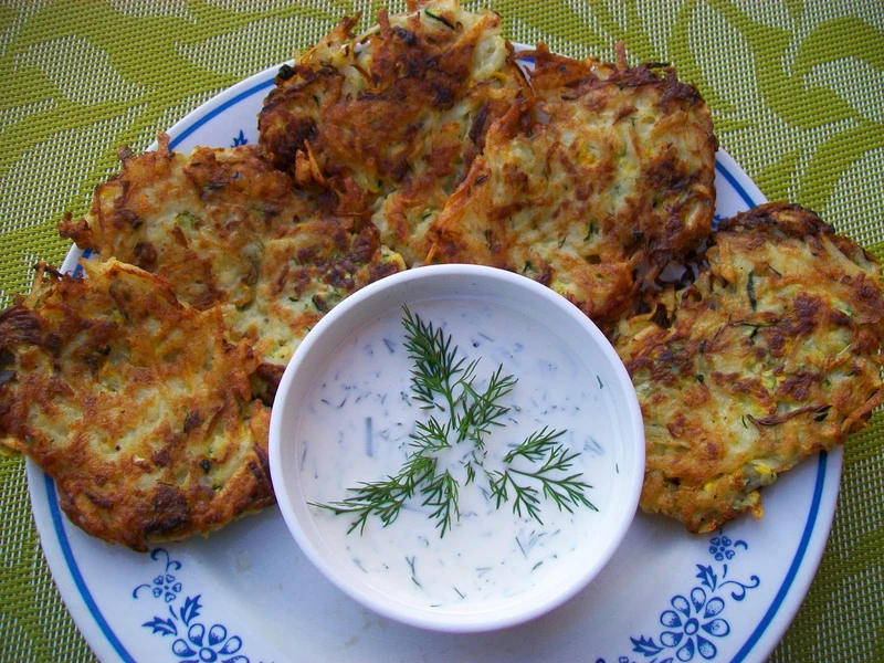 Placki cukiniowo-ziemniaczne