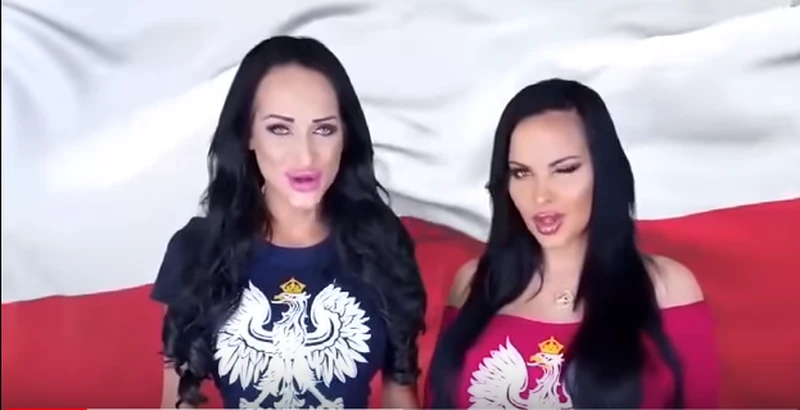 Zbezczeszczenie Hymnu Narodowego przez siostry Godlewskie!