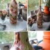 Ozdobna butelka po winie - decoupage DIY