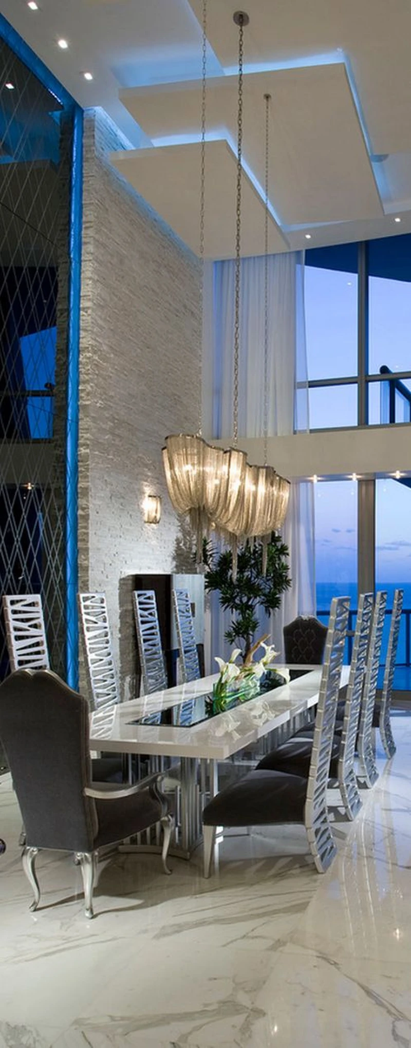 Jadalnia w apartamentowcu