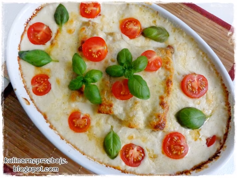 Rewelacyjne cannelloni z mięsem mielonym w sosie porowym