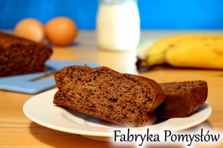 Pełnoziarnisty chlebek bananowy (fit, bez cukru)
