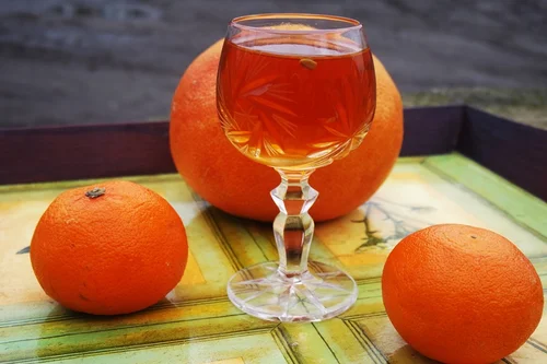 Pomarańczowa, domowa nalewka na święta