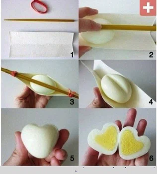 Ugotuj jajko w kształcie serca