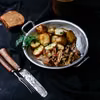 SMAŻONE GRZYBY Z PIECZONYMI ZIEMNIAKAMI