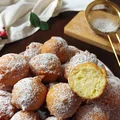 Niby pączki na serku waniliowym.