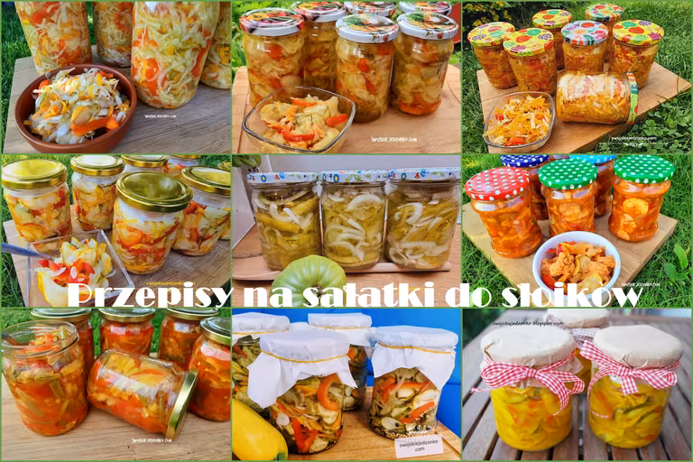 Sałatki na zimę do słoików