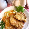 Boczniaki w panierce a'la schabowe