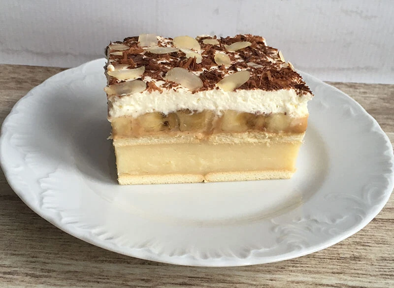 Ciasto krówka bez pieczenia z budyniem