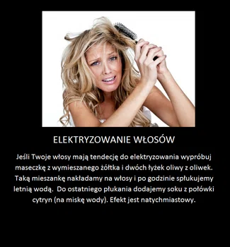 Zapobiegnij elektryzowaniu włosów! Super sposób