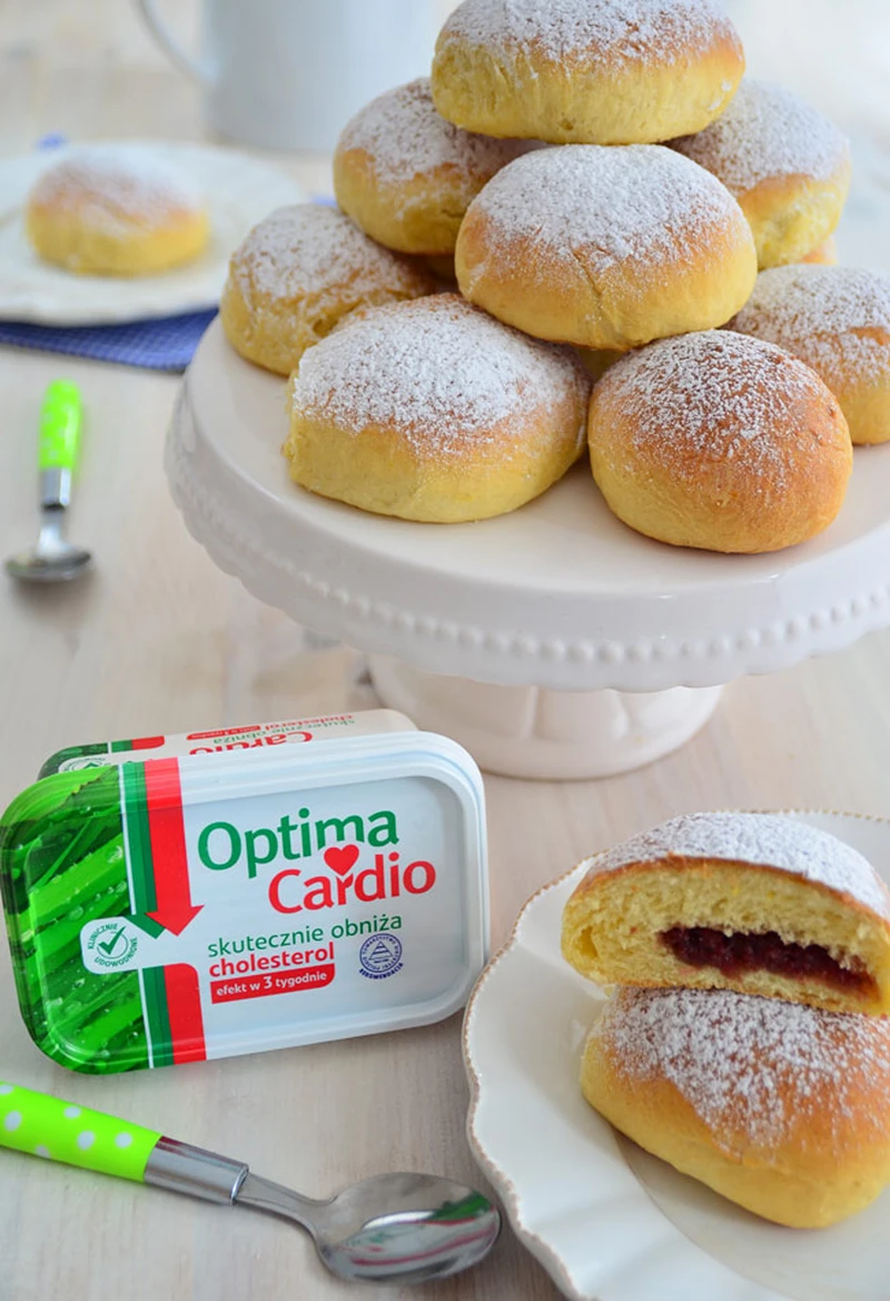 Optymalne pączki pieczone (prawie BEZ wyrabiania)