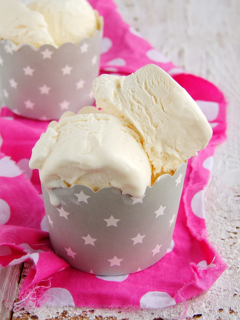 lody z mlekiem skondensowanym - dwuskładnikowe