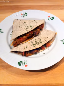 Pieczone fajitas z warzywami