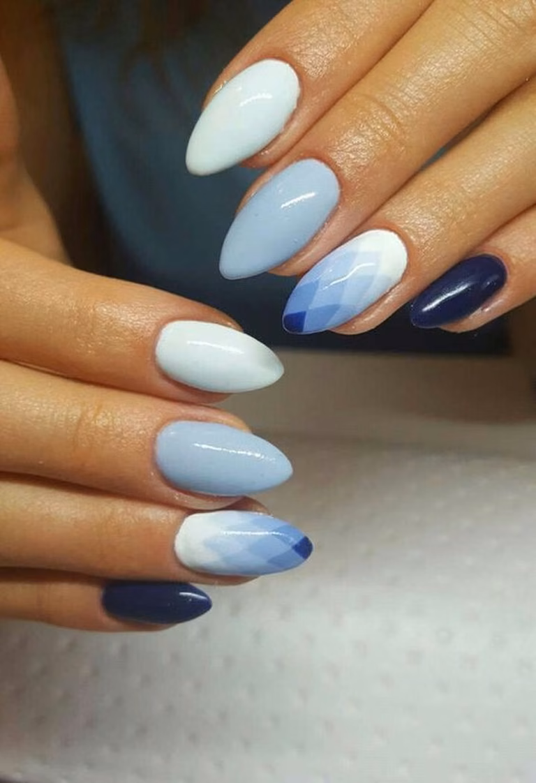 paznokcie ombre