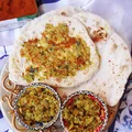 Flatbread z masłem cukiniowym