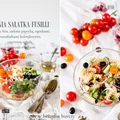 Letnia sałatka z makaronem fusilli