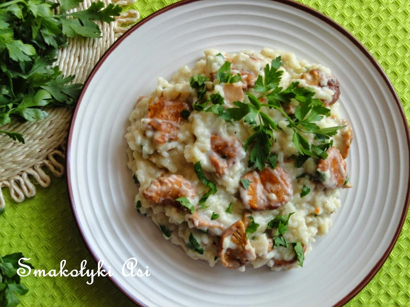 Kremowe risotto z kurczakiem